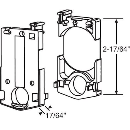 Strybuc Tie-In Locking Case Halves 96CR-523